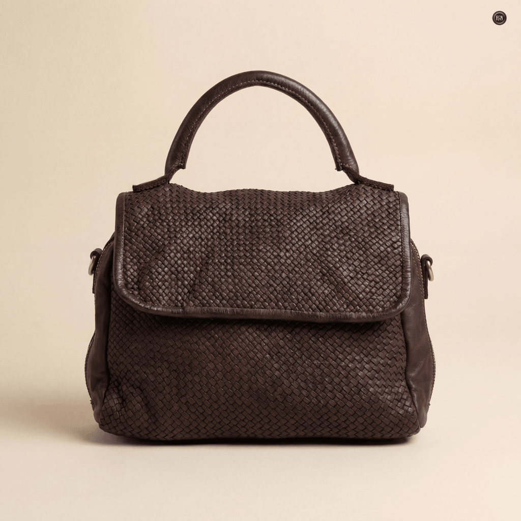 Borsa Siena in pelle intrecciata - Preordine - Fury