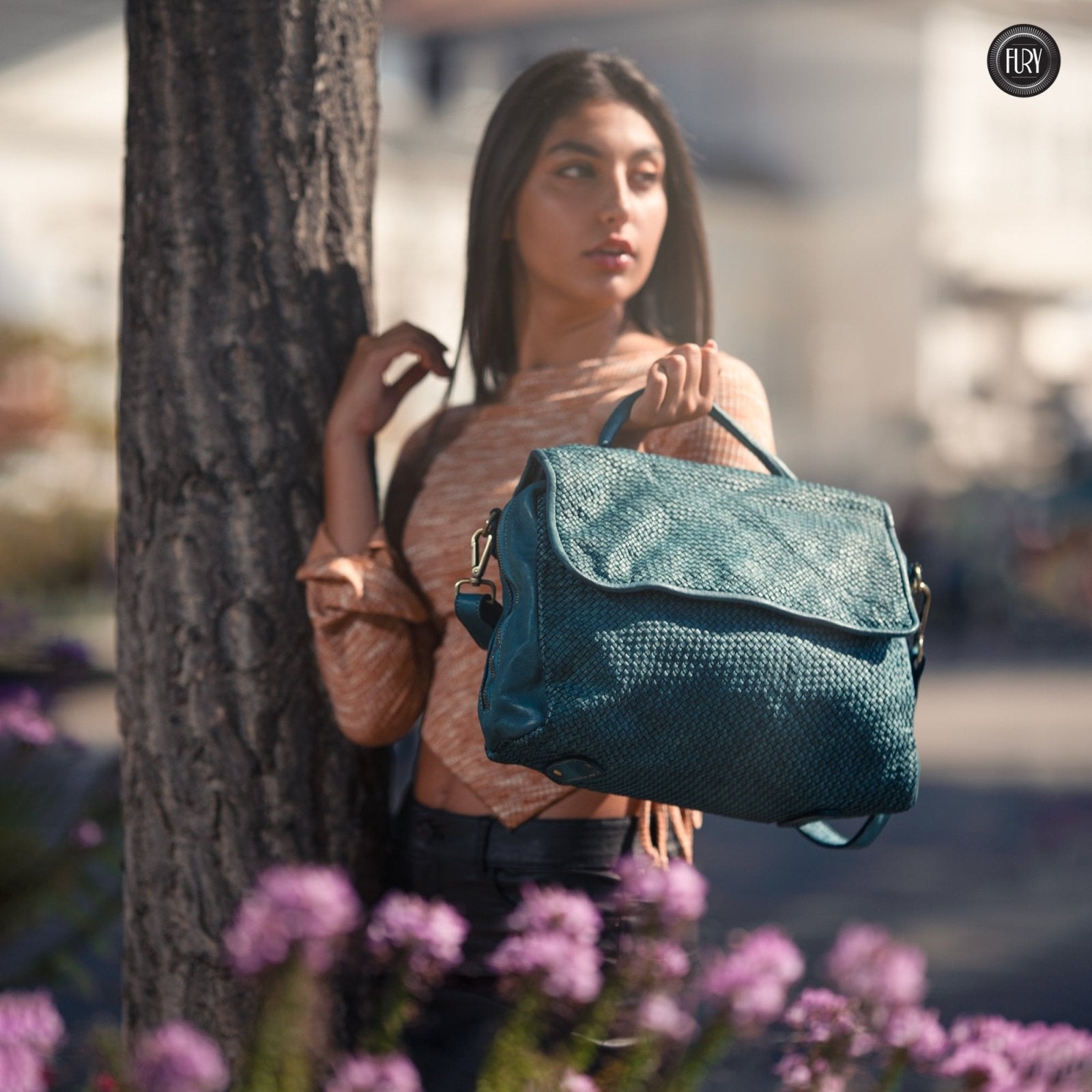 Borsa Siena Maxi in pelle intrecciata - Preordine - Fury