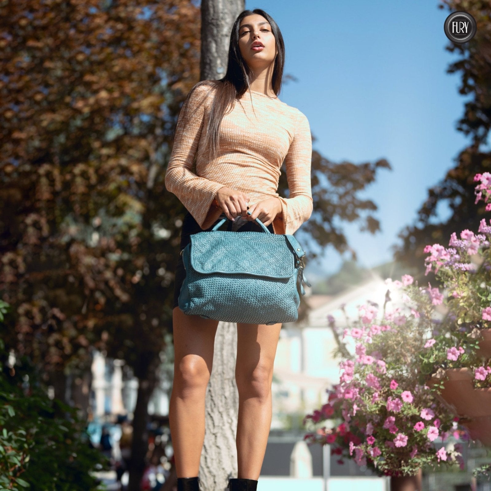 Borsa Siena Maxi in pelle intrecciata - Preordine - Fury