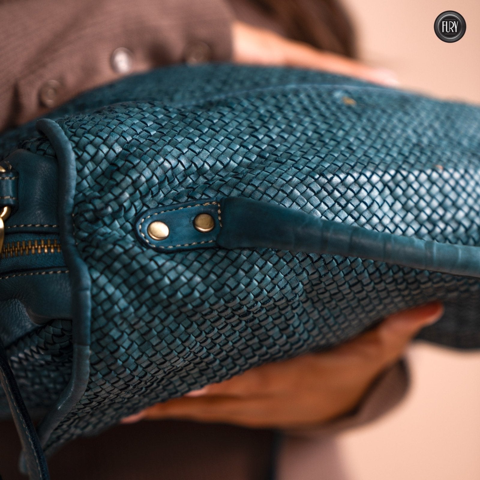 Borsa Siena Maxi in pelle intrecciata - Preordine - Fury