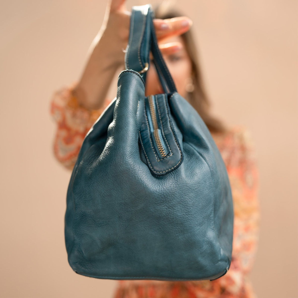 Borsa V in pelle - Fury