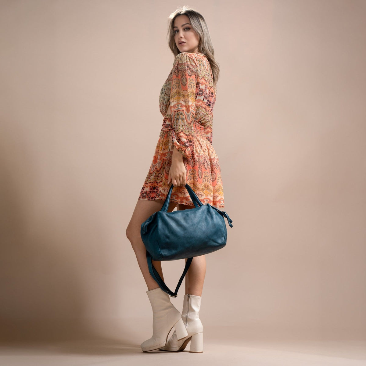 Borsa V in pelle - Fury
