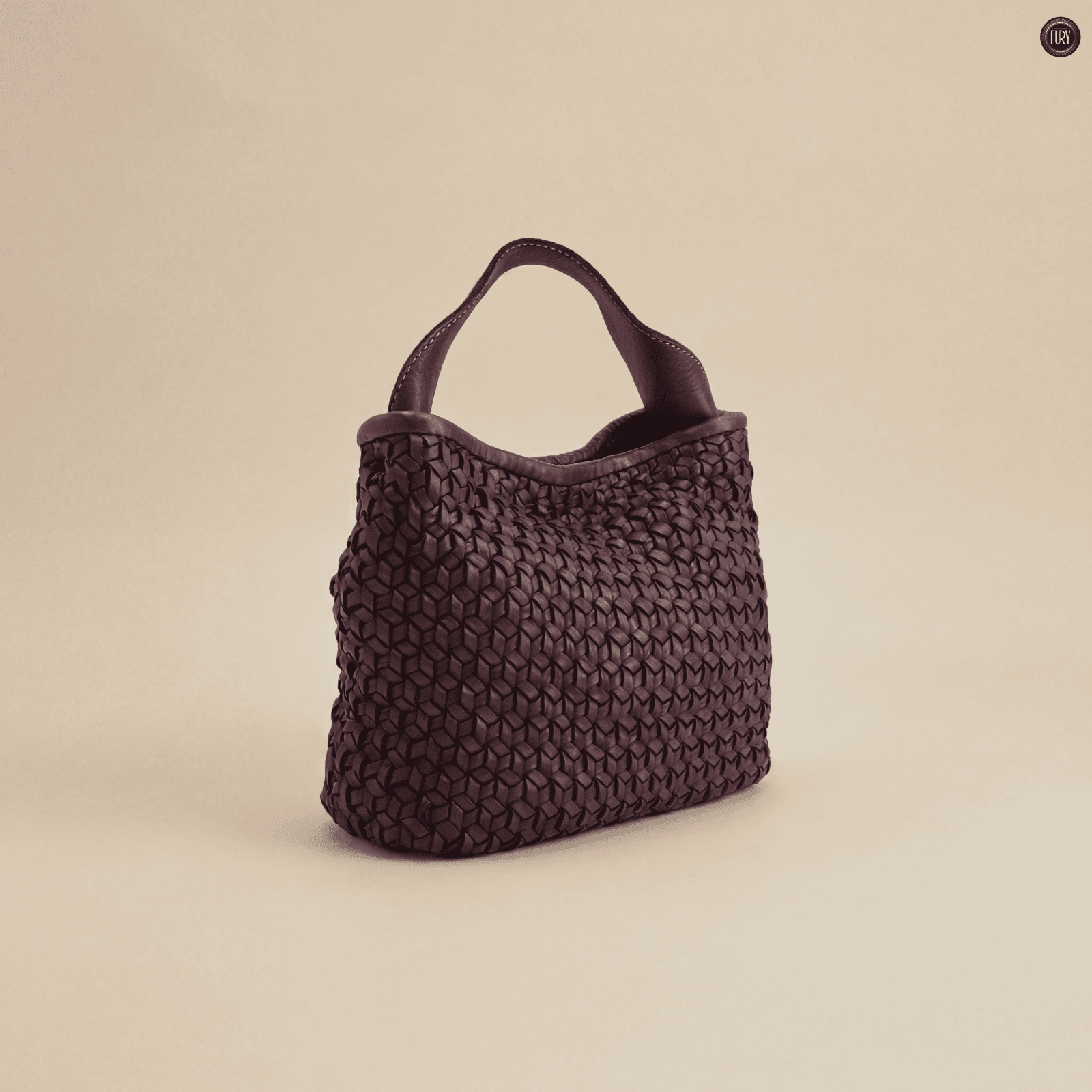 Borsetta Tea in pelle intrecciata - Fury