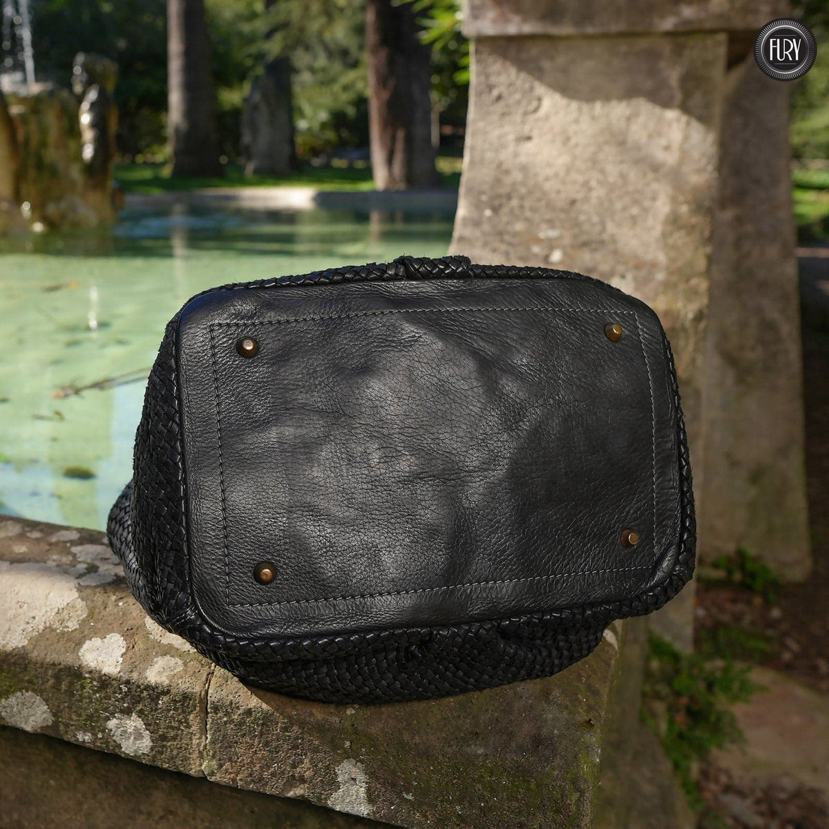 Borsa Prime in pelle intrecciata - Fury