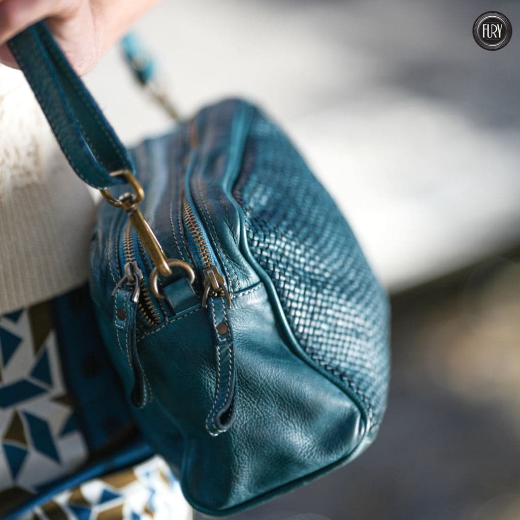 Pochette Isotta in pelle intrecciata - Fury
